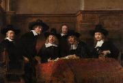 REMBRANDT Harmenszoon van Rijn The Sampling Officials of the Amsterdam Drapers' Guild (mk33) Germany oil painting reproduction